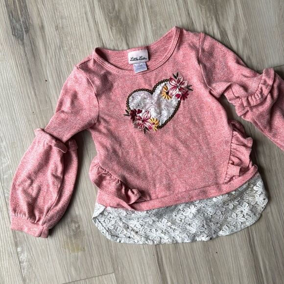 Little Lass Boho Hippie Tops, Patchwork, Owl Size 4T - Picture 2 of 6